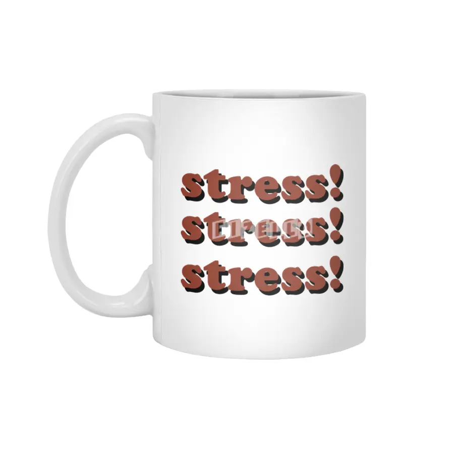stress stress stress autism Beyaz Kupa
