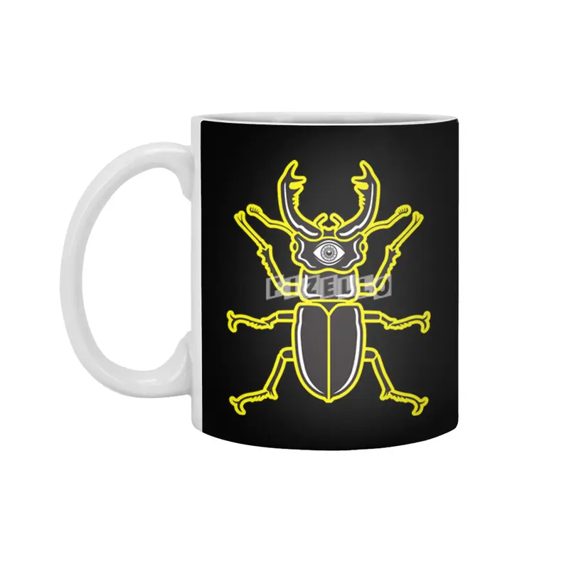 Beetle Nightmare Beyaz Kupa