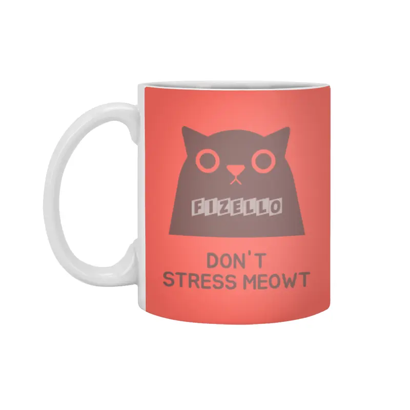 Don't Stress Meowt Beyaz Kupa