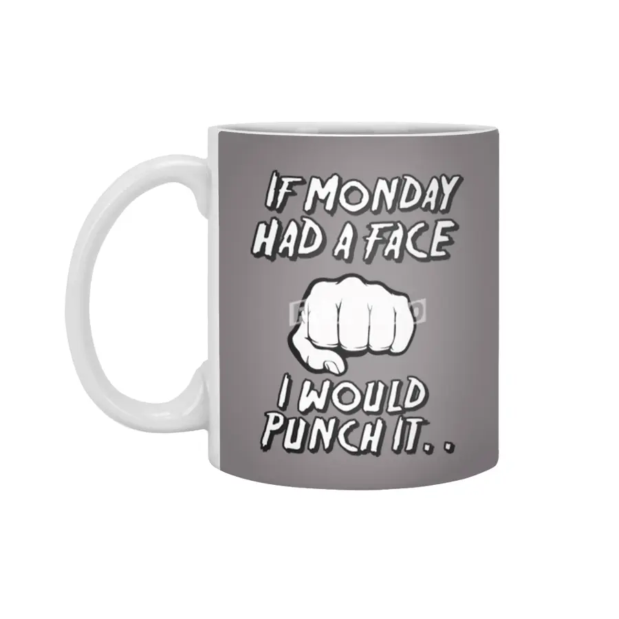 If Monday had a face Beyaz Kupa