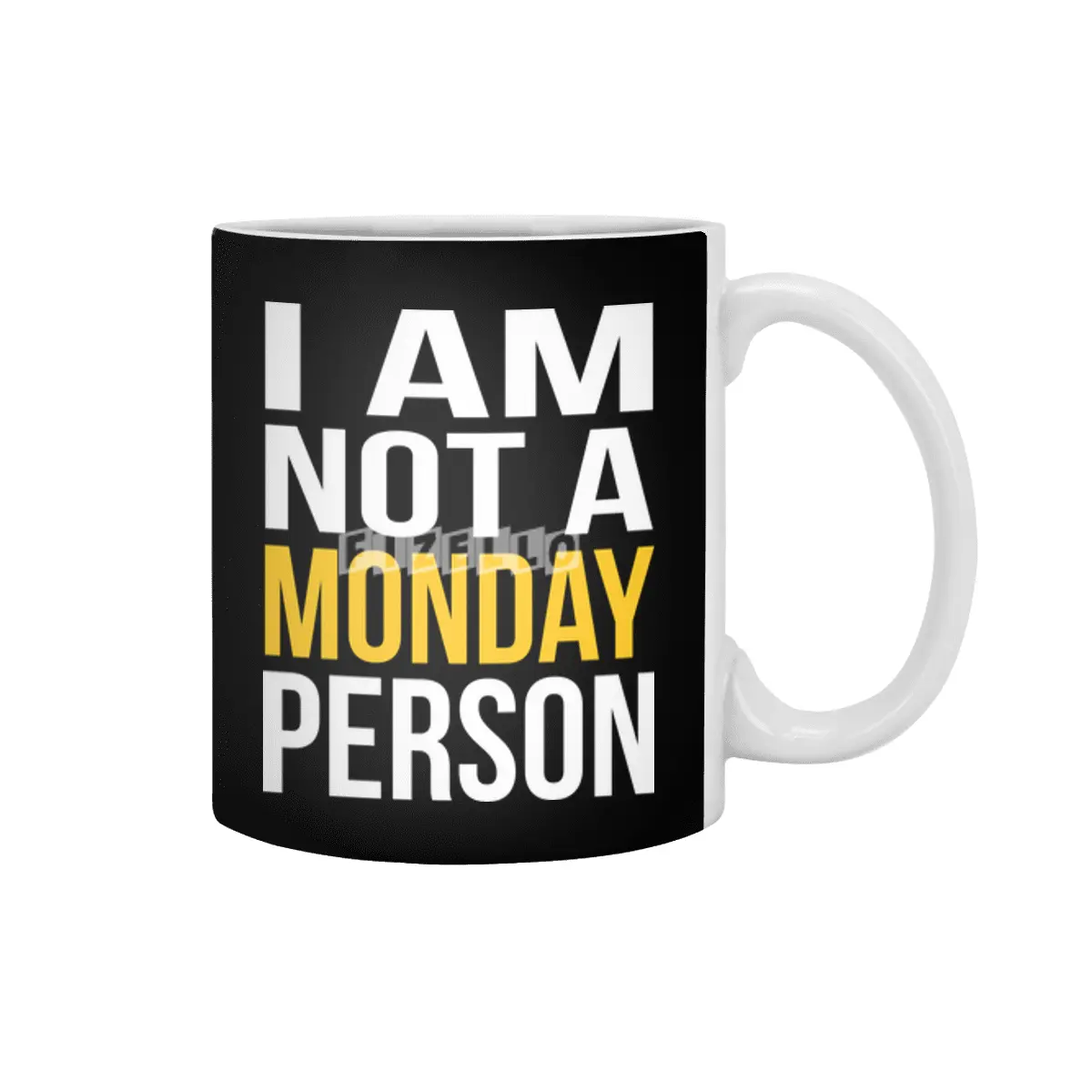 I Am Not A Monday Person Beyaz Kupa