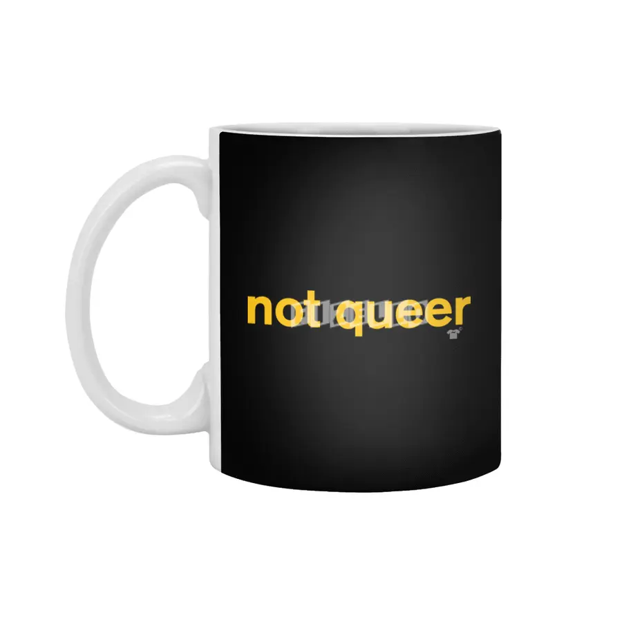 not queer Beyaz Kupa