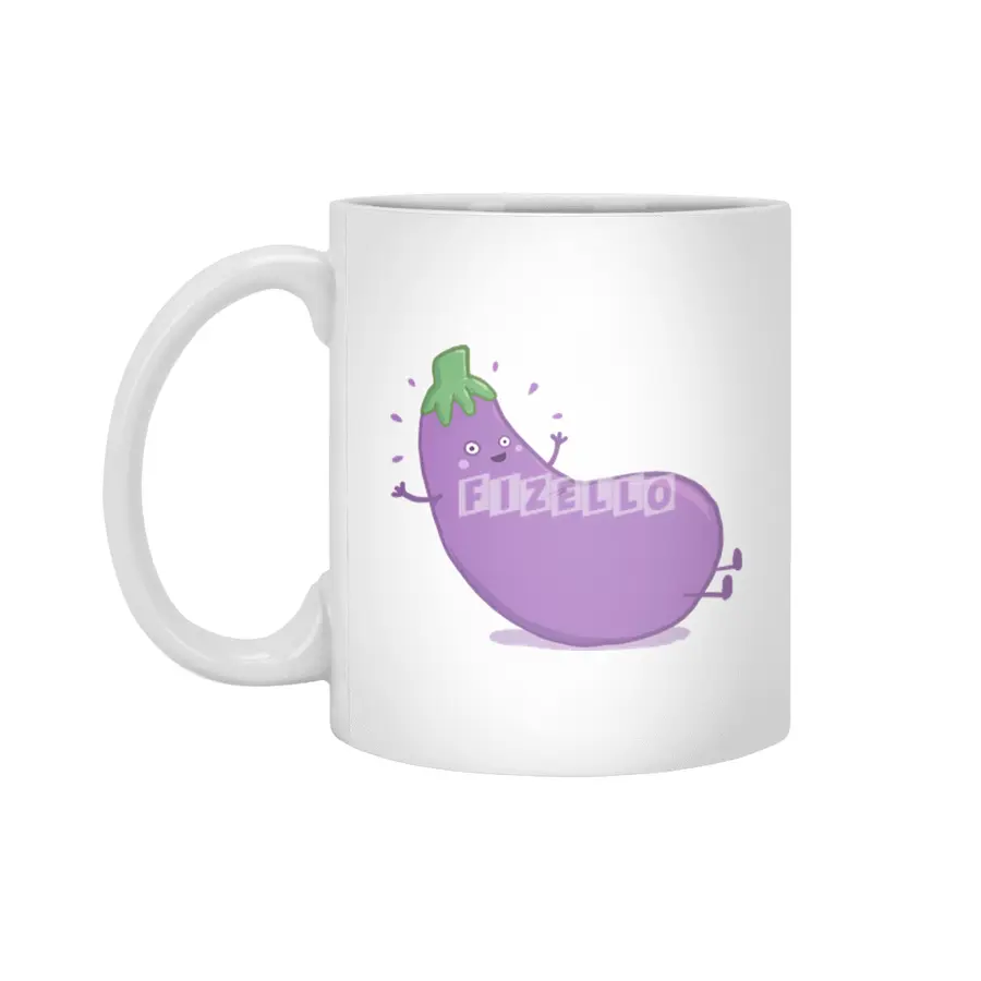 Eggplant Beyaz Kupa