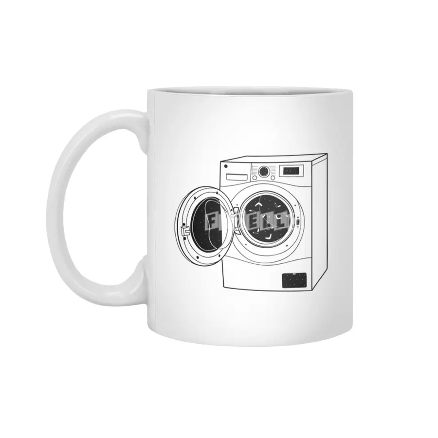 The washing machine and the mystery of the missing socks Beyaz Kupa