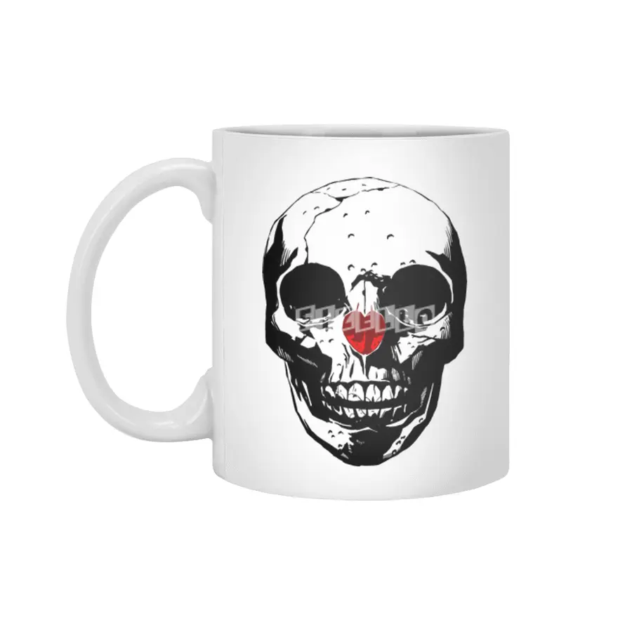 Macabre Valentine [dark on light] Beyaz Kupa