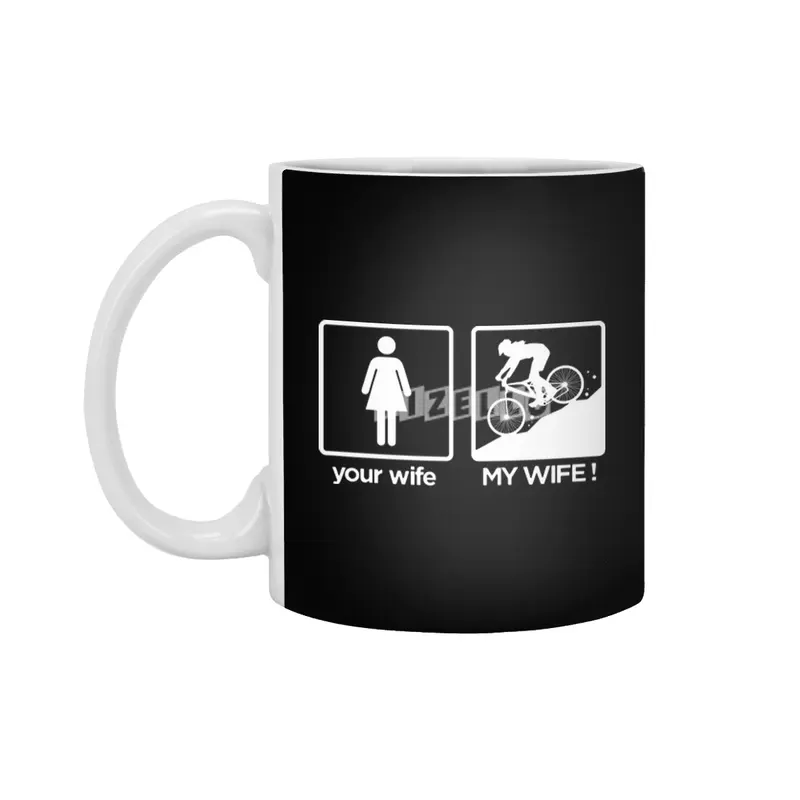 your wife my wife wife t-shirt Beyaz Kupa