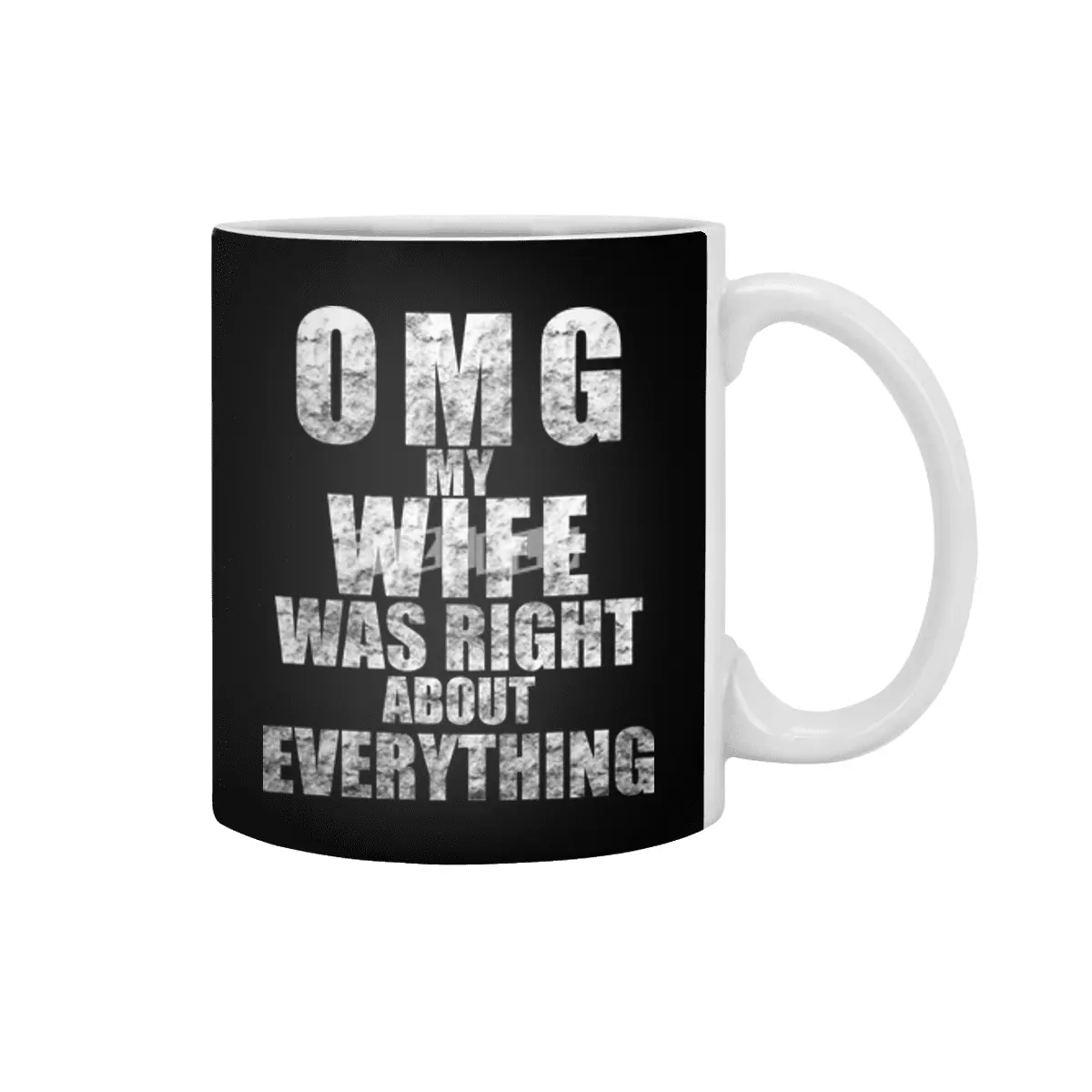 Omg My Wife Was Right About Everything Beyaz Kupa