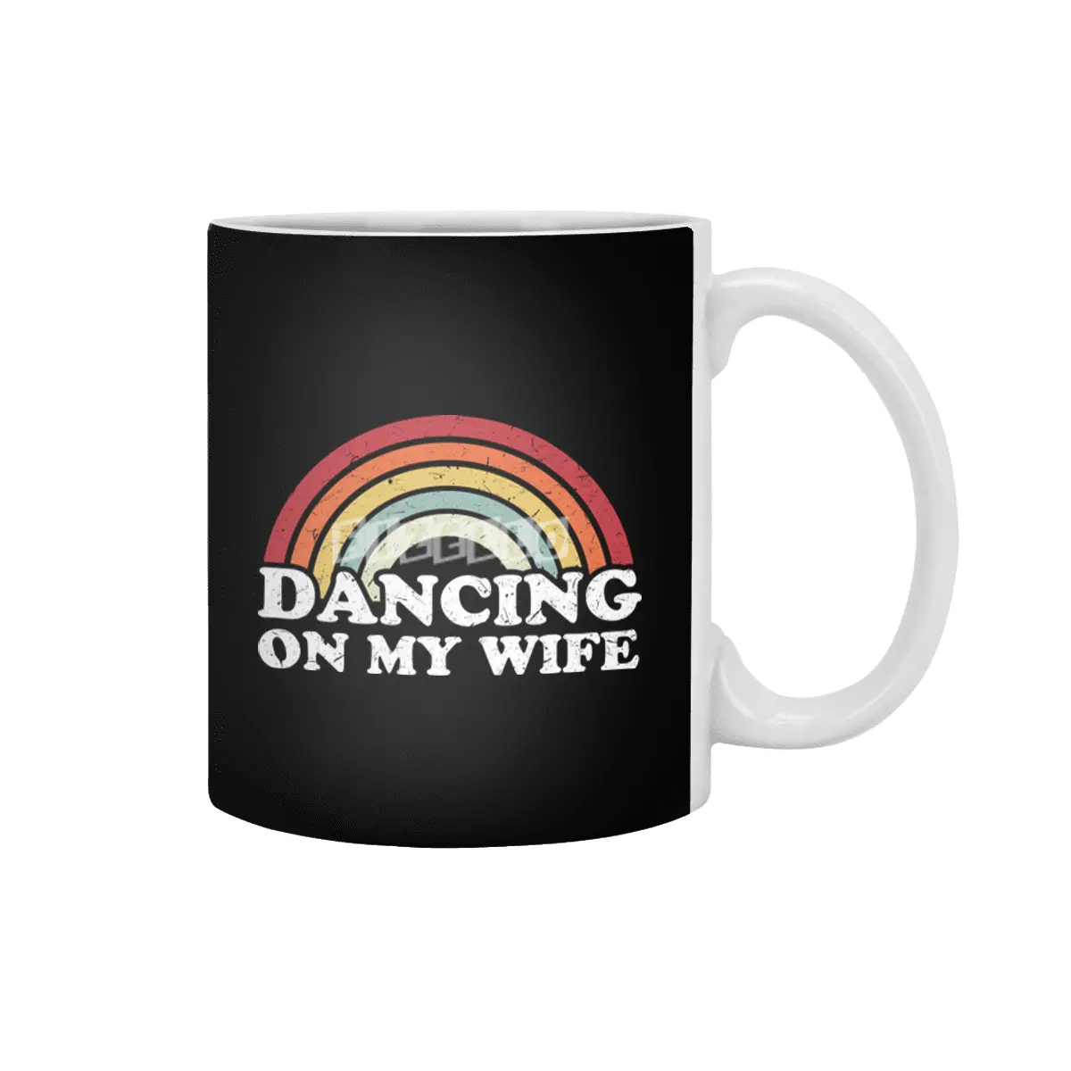 Dancing on my wife funny Beyaz Kupa