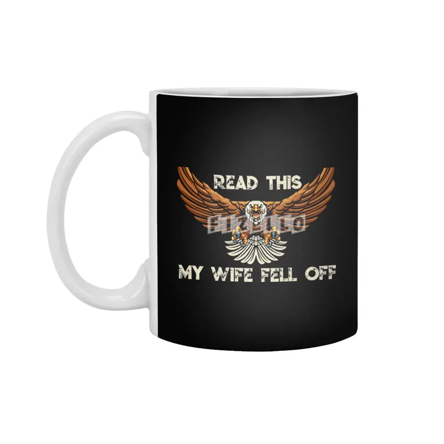 Biker My Wife Fell Off Beyaz Kupa