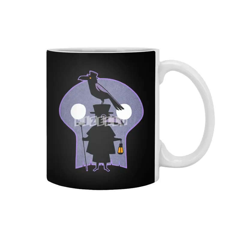 The Plague Doctor and The Crow Beyaz Kupa