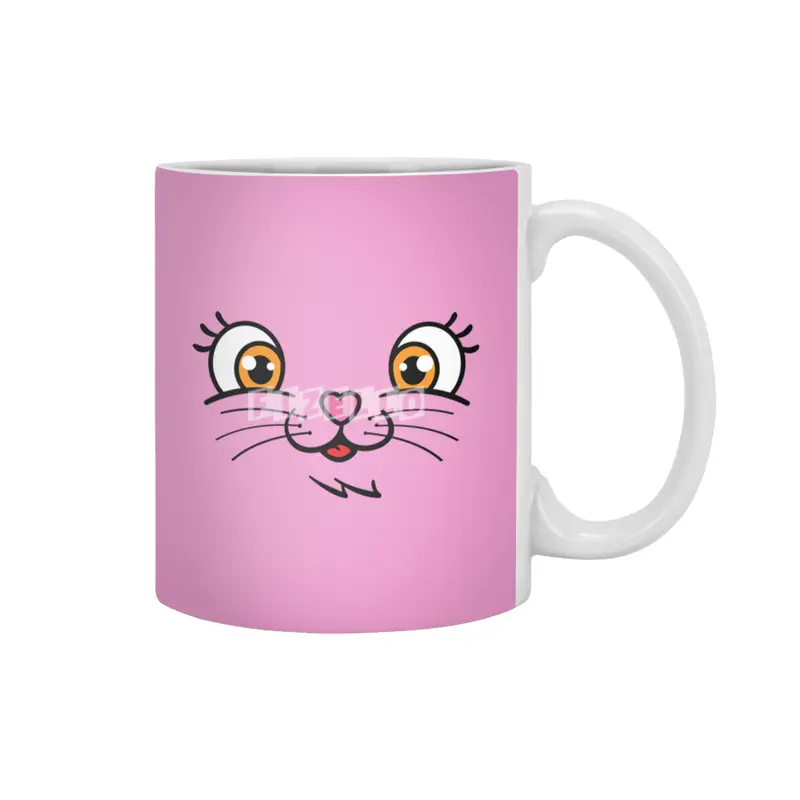 Cat Nose Mask Cute Kitty Cat Animal Pet Face Mask Girls Beyaz Kupa
