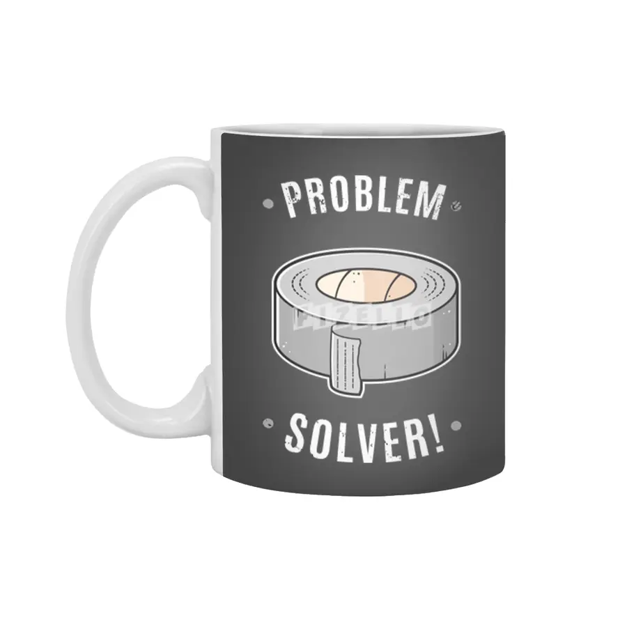 Duct Tape - Problem Solver Beyaz Kupa