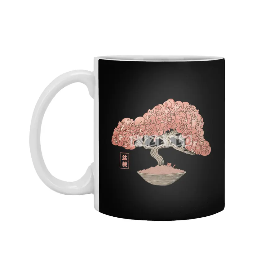 Cat Tree Bonsai Beyaz Kupa