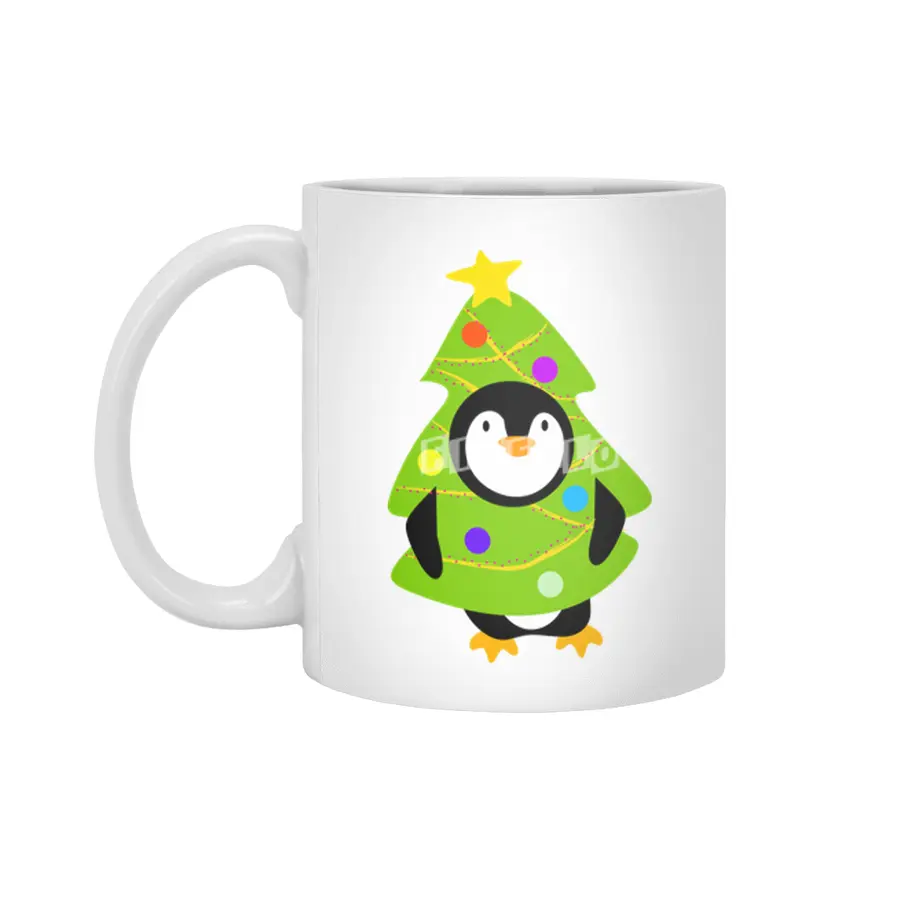 Christmas tree Penguin Beyaz Kupa