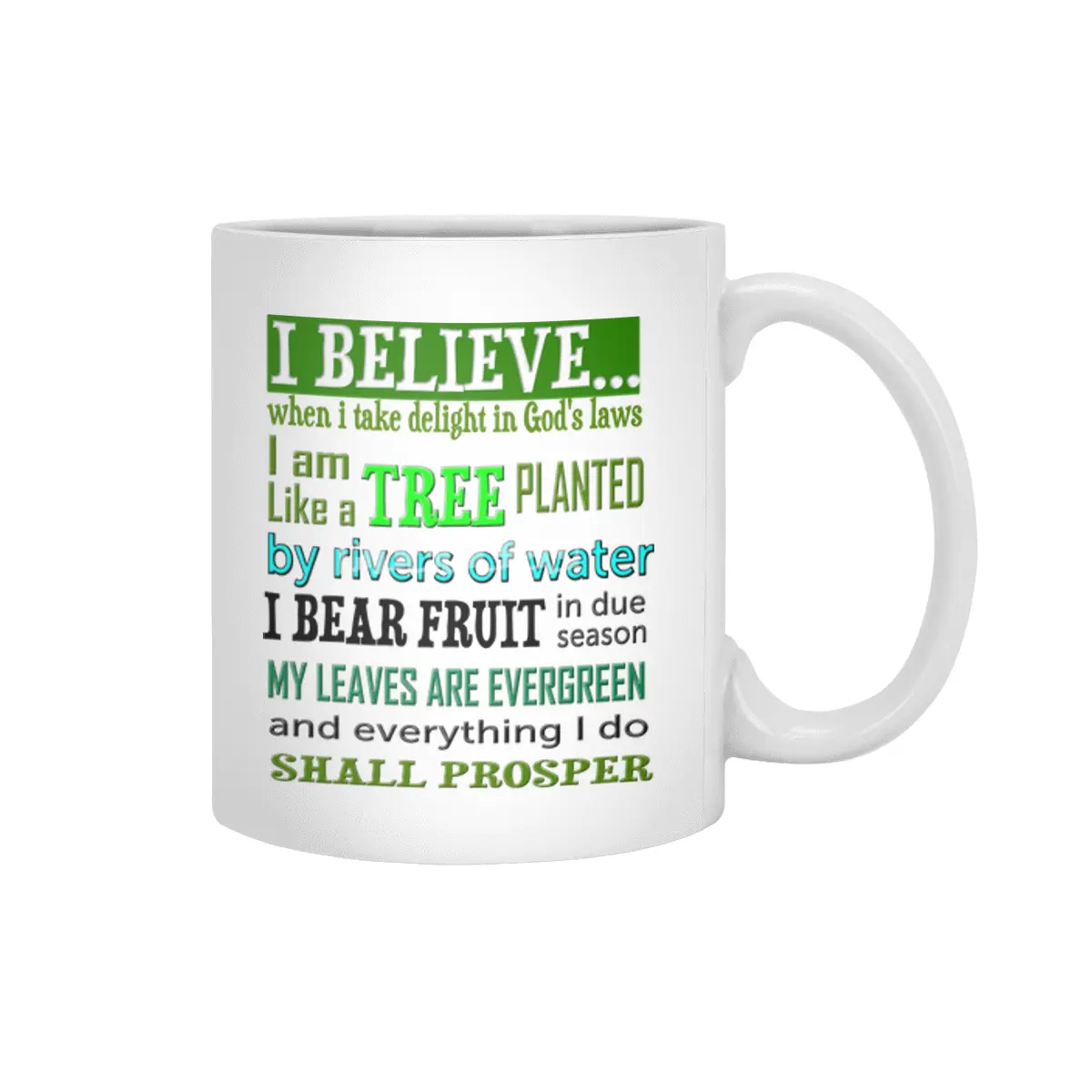 I believe I am like a tree planted by the rivers Beyaz Kupa