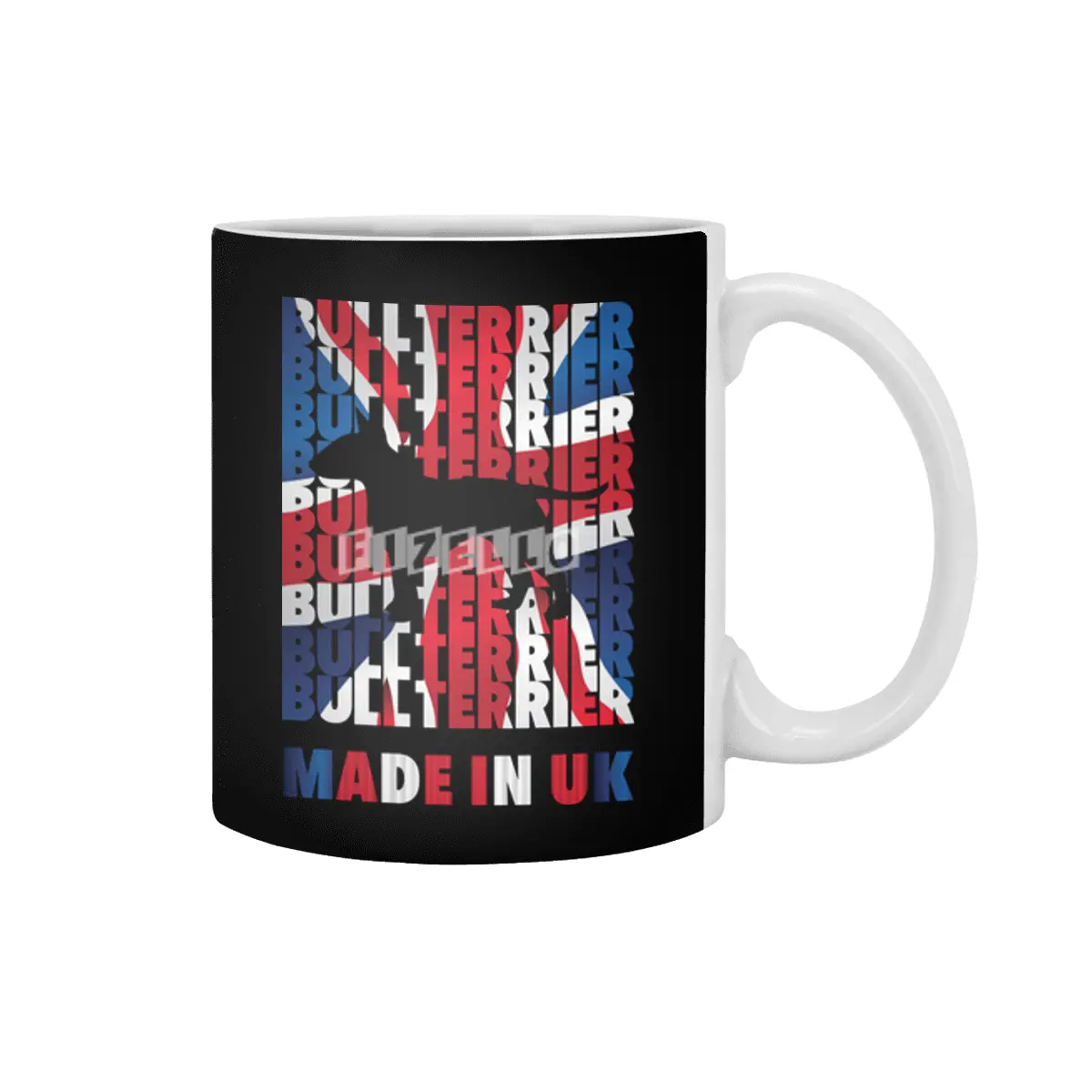 Bull Terrier Made in UK Beyaz Kupa