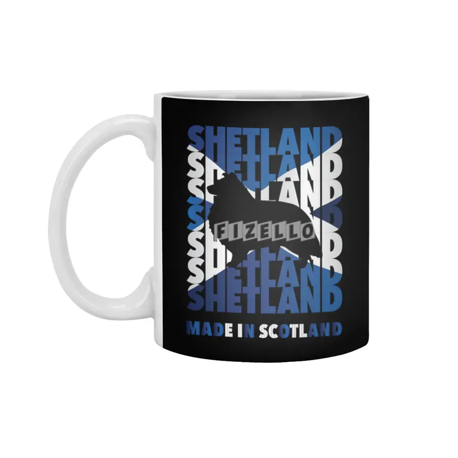 Shetland Made in Scotland Beyaz Kupa