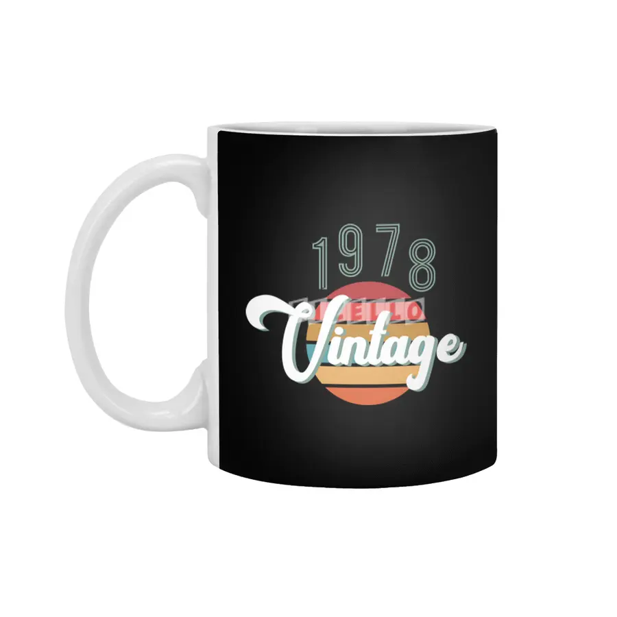 Retro Vintage Summer 1978 Beyaz Kupa