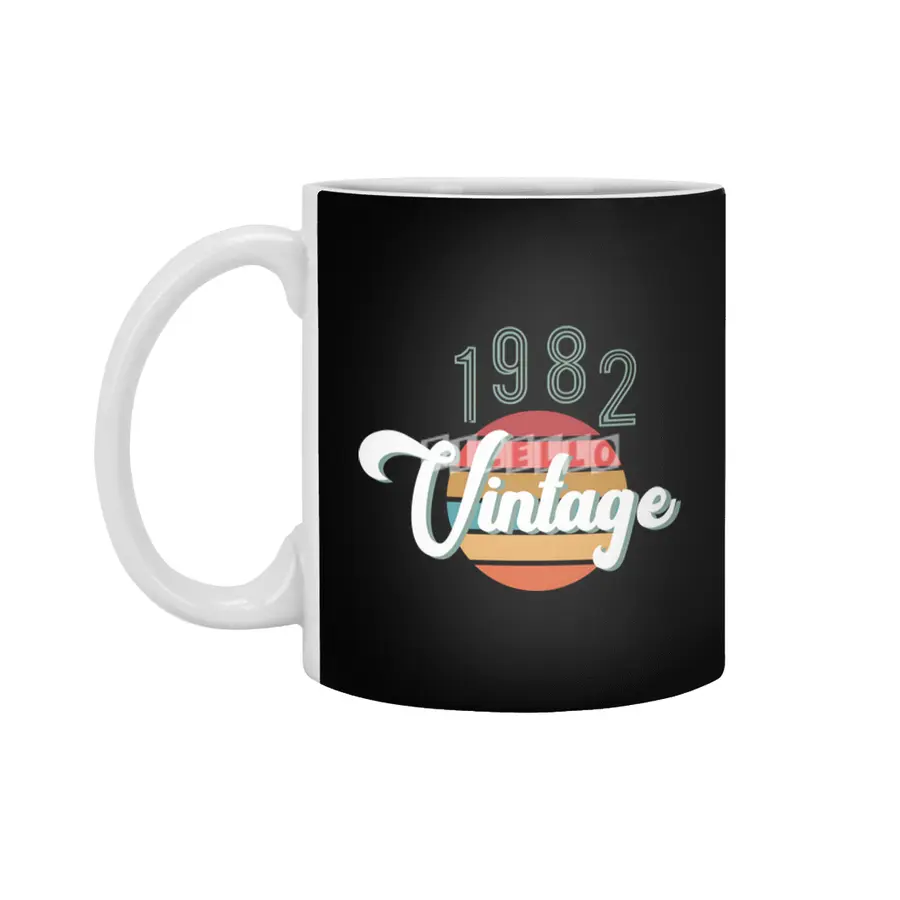 Retro Vintage Summer 1982 Beyaz Kupa