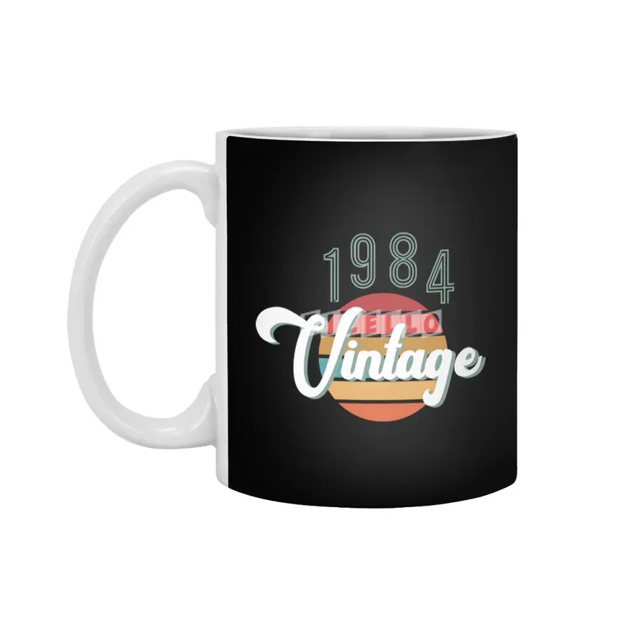 Retro Vintage Summer 1984 Beyaz Kupa