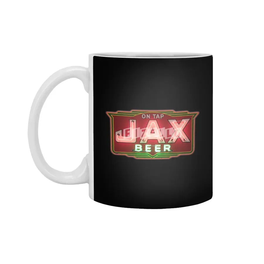 Jax Beer on Tap Vintage Neon Sign Jackson Brewery New Orleans Brewerania Beyaz Kupa