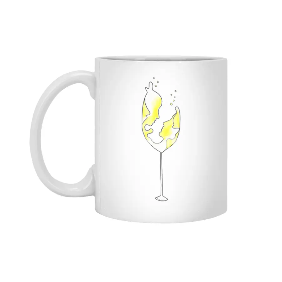 Cheers! Hand Drawn Art Beyaz Kupa