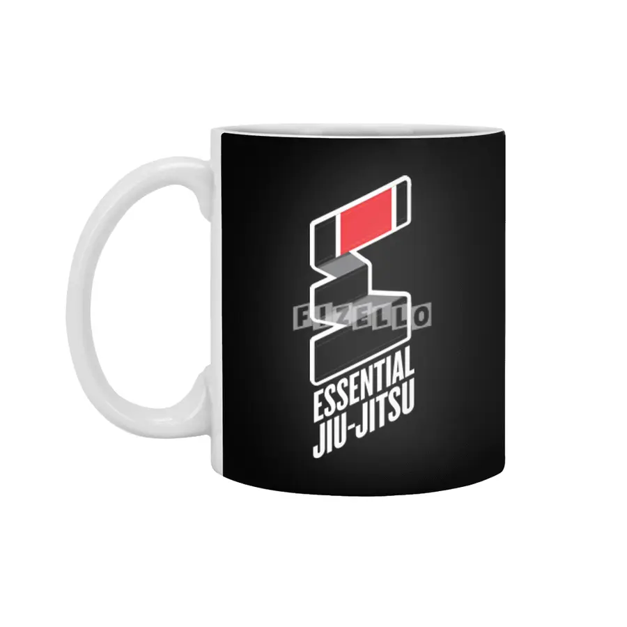 Essential Jiu Jitsu - Dark BG Beyaz Kupa