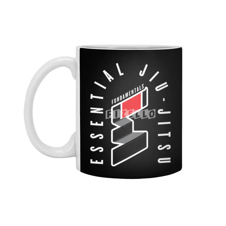 Essential Jiu Jitsu - Dark BG Beyaz Kupa