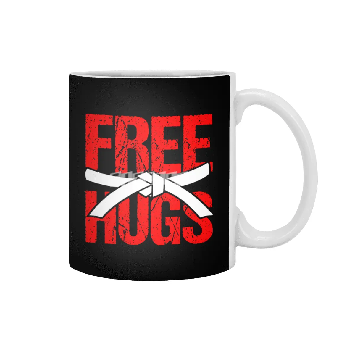 Free Hugs Martial Arts Jiu Jitsu Kung Fu Beyaz Kupa