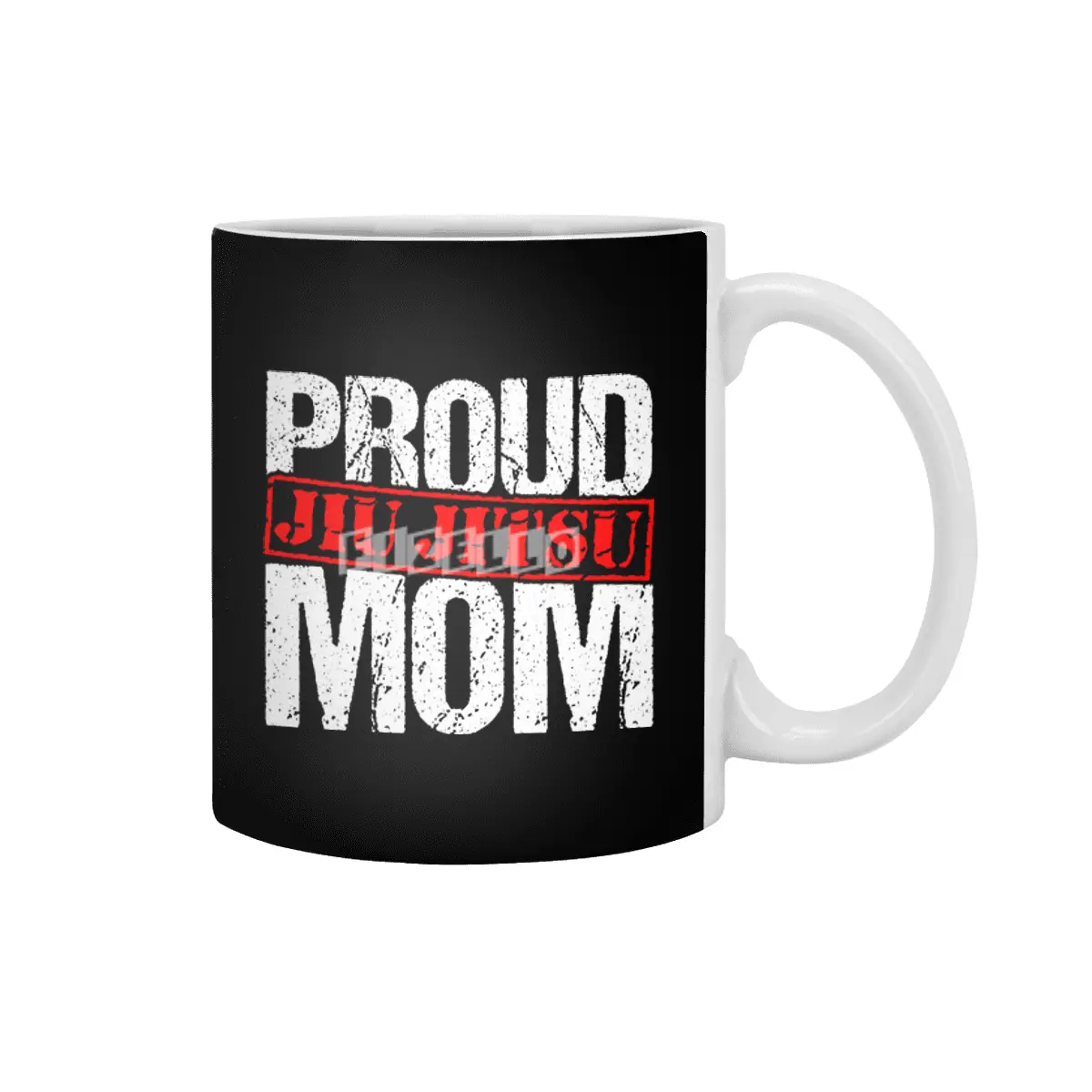 Proud Jiu Jitsu Mom BJJ Martial Arts Beyaz Kupa