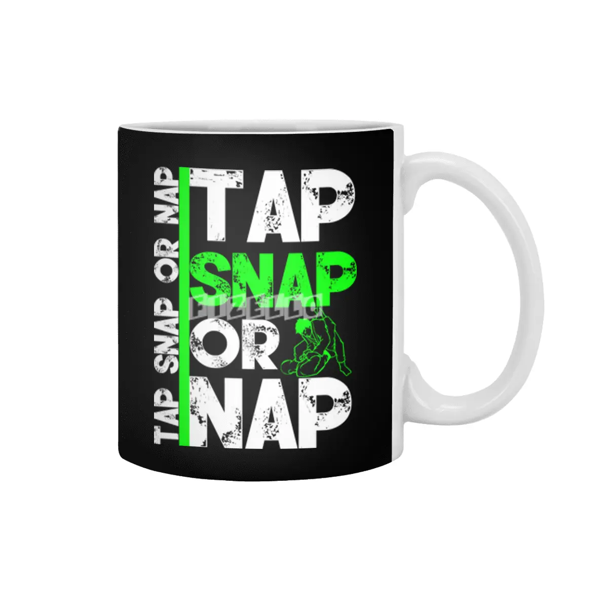 Tap Snap Or Nap Jiu Jitsu BJJ Martial Arts Beyaz Kupa