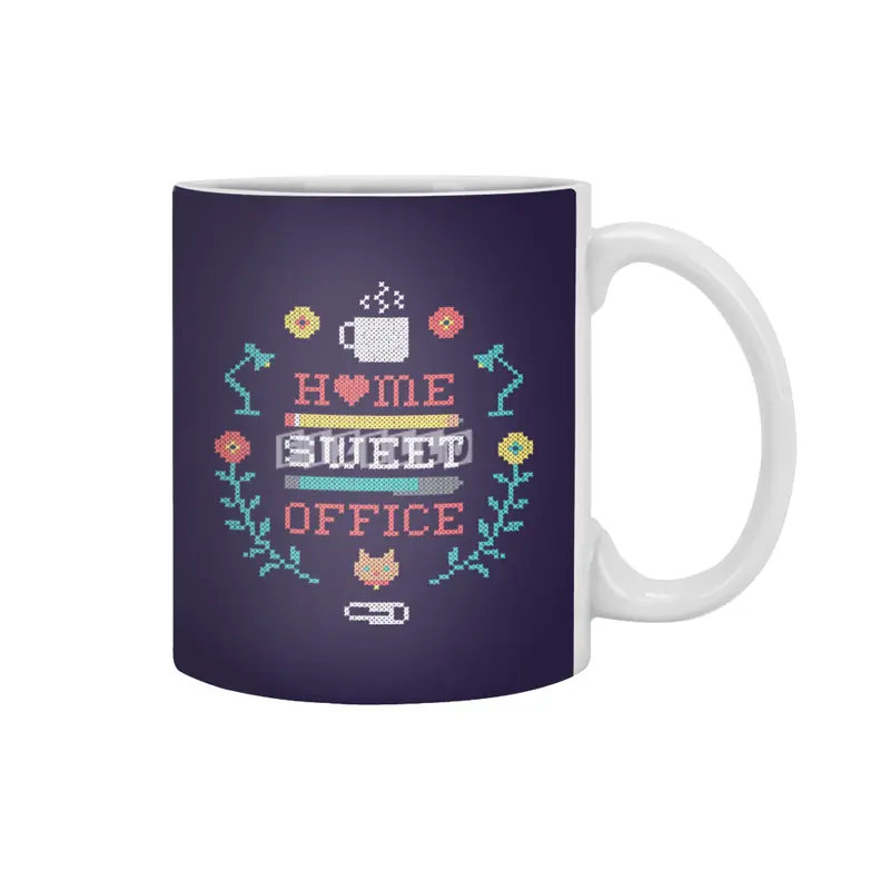 Home Sweet Office - Working from home Beyaz Kupa