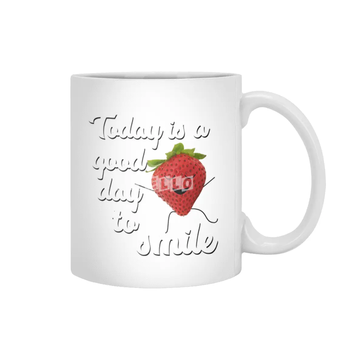 Today is a good day to smile Beyaz Kupa