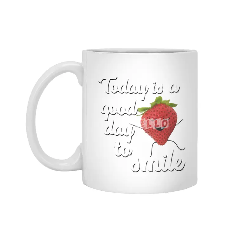 Today is a good day to smile Beyaz Kupa