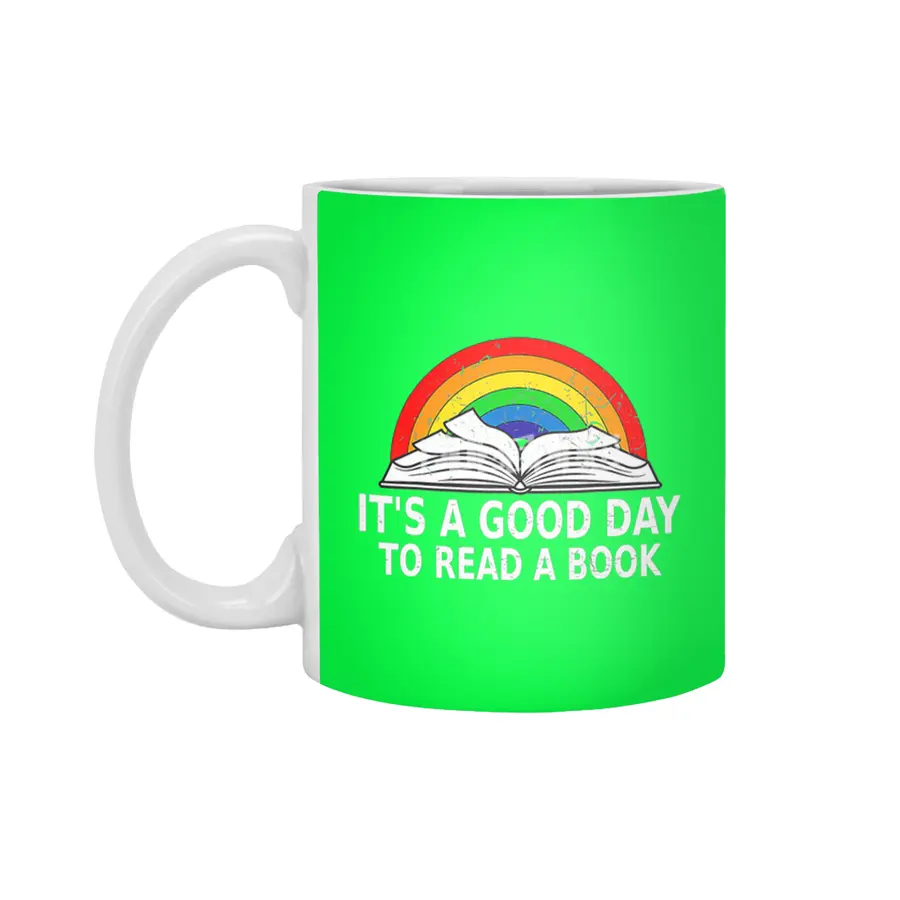 Its a good day to read a book reading lovers Beyaz Kupa