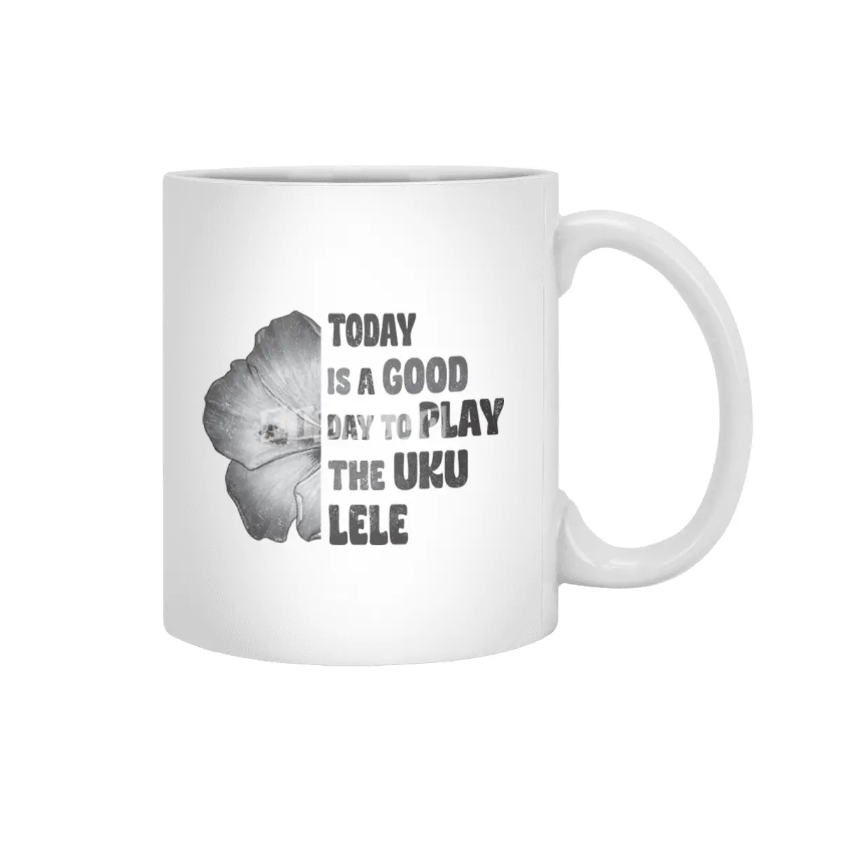 Today is a good day to play the Ukulele with Hibiscus Beyaz Kupa