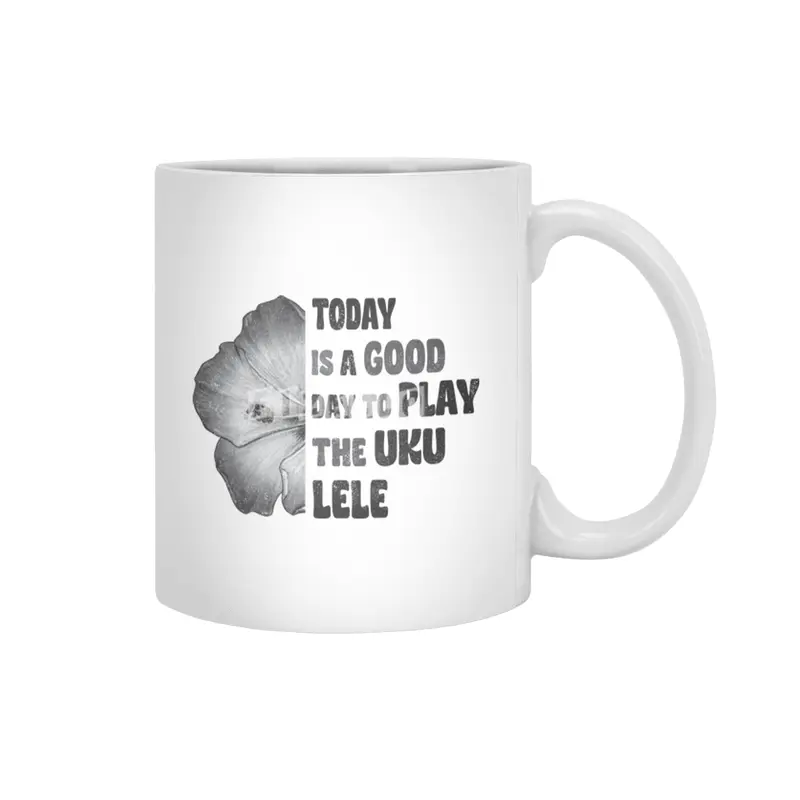Today is a good day to play the Ukulele with Hibiscus Beyaz Kupa