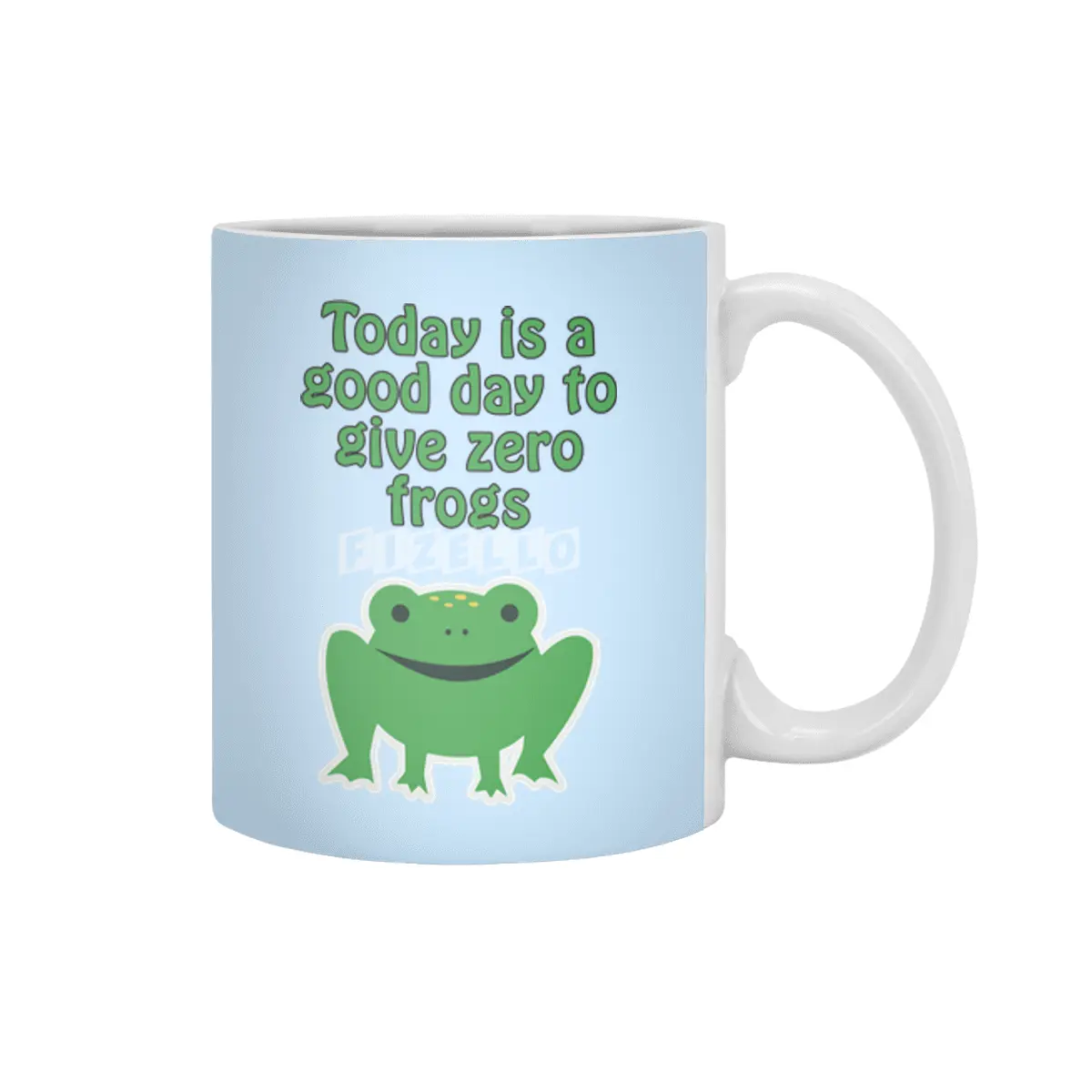Today is a good day to give zero frogs Beyaz Kupa