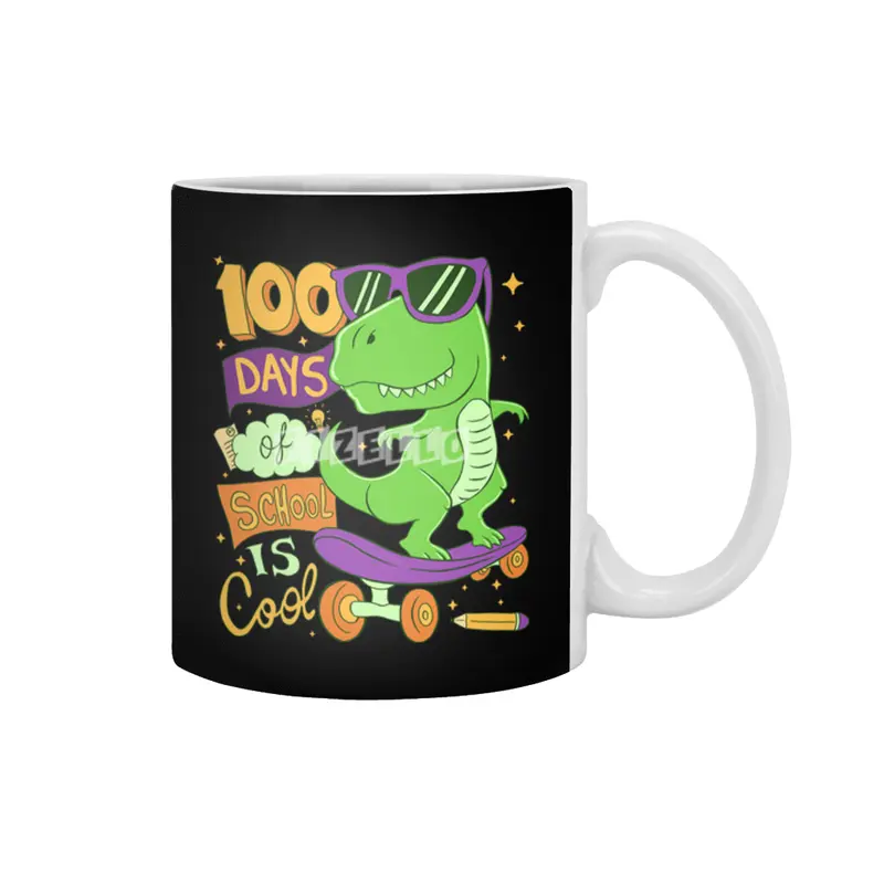 100 day of school is cool Beyaz Kupa