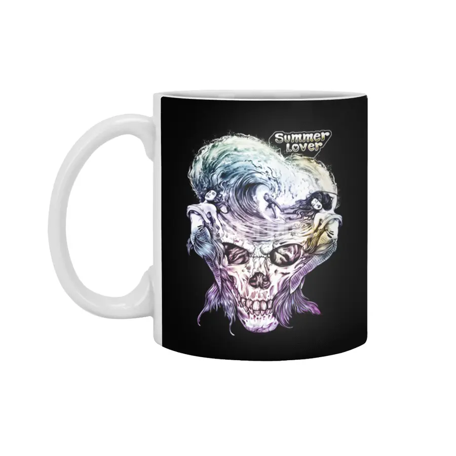 Summer Love Skull Island Beyaz Kupa