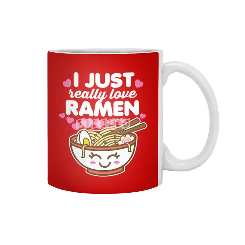 I Just Really Love Ramen Cute Kawaii Noodles Beyaz Kupa