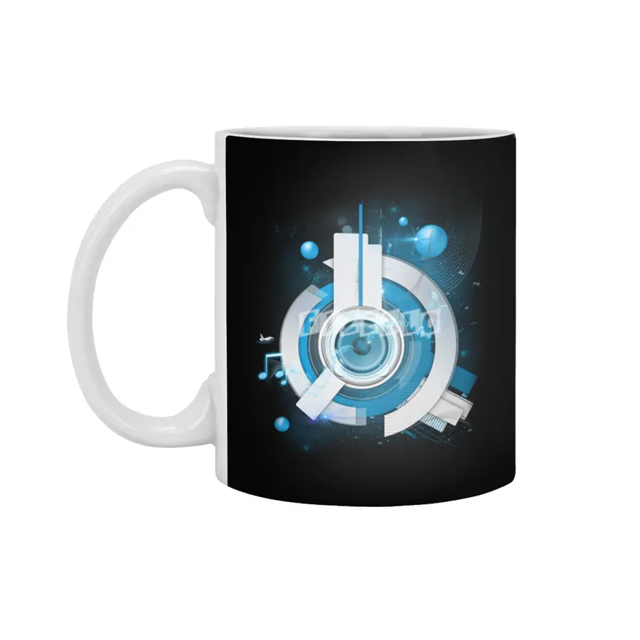  Music Beacon Beyaz Kupa