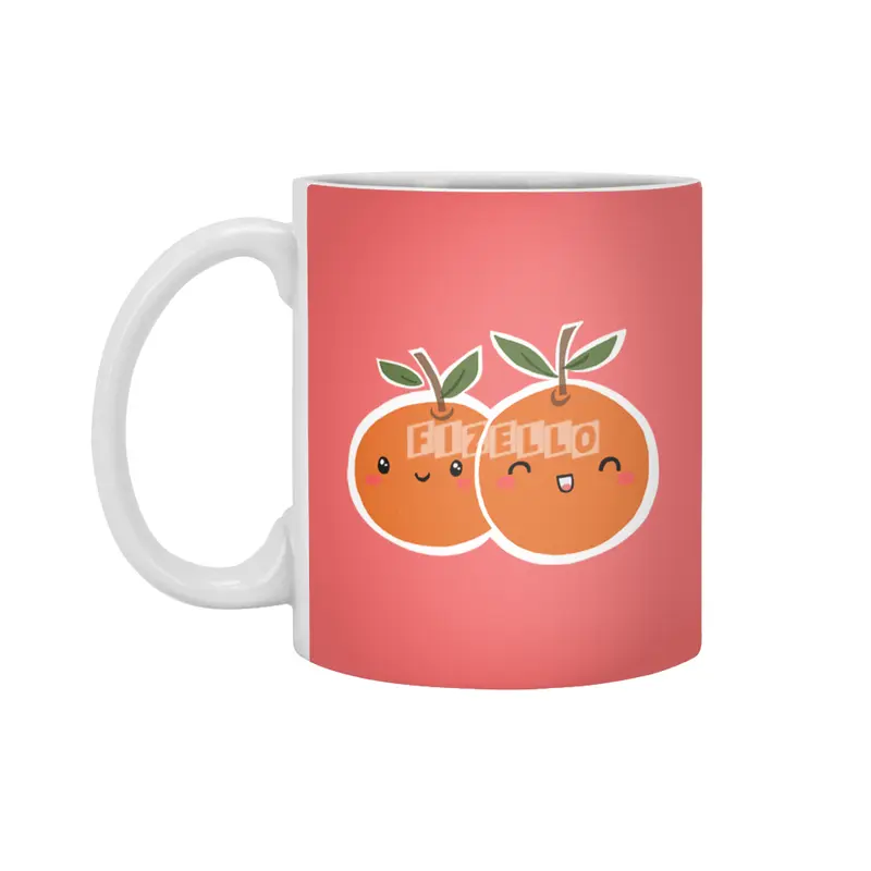 Happy Chinese new year mandarin oranges! Beyaz Kupa