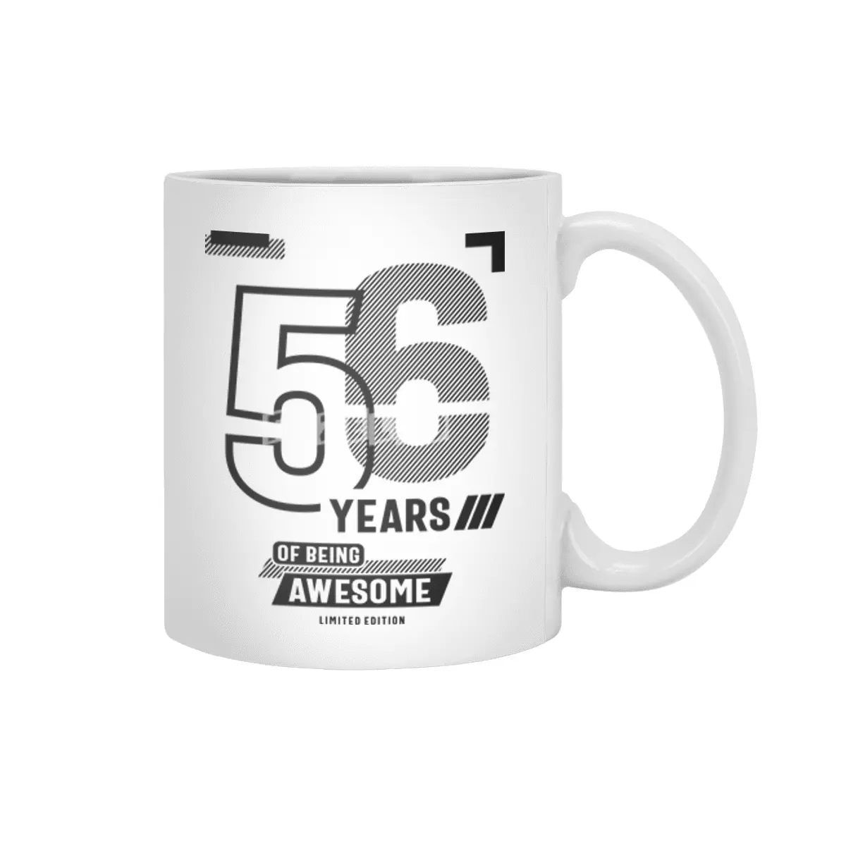 56 Years Of Being Awesome 56th Birthday Beyaz Kupa