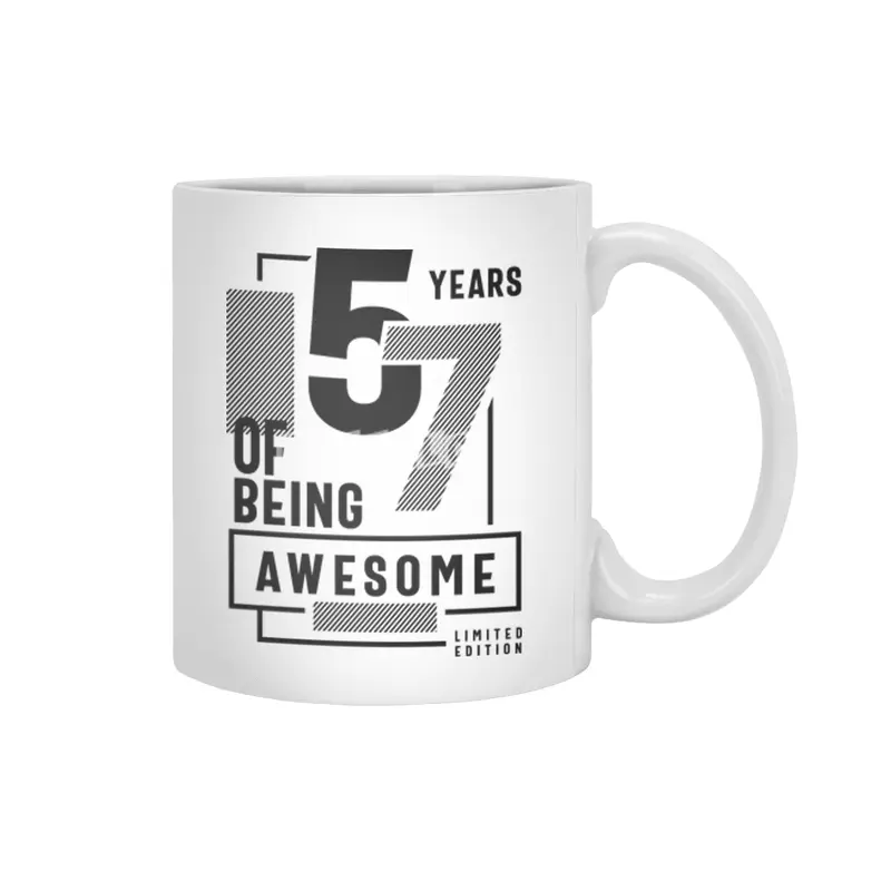 57 Years Of Being Awesome 57th Birthday Beyaz Kupa