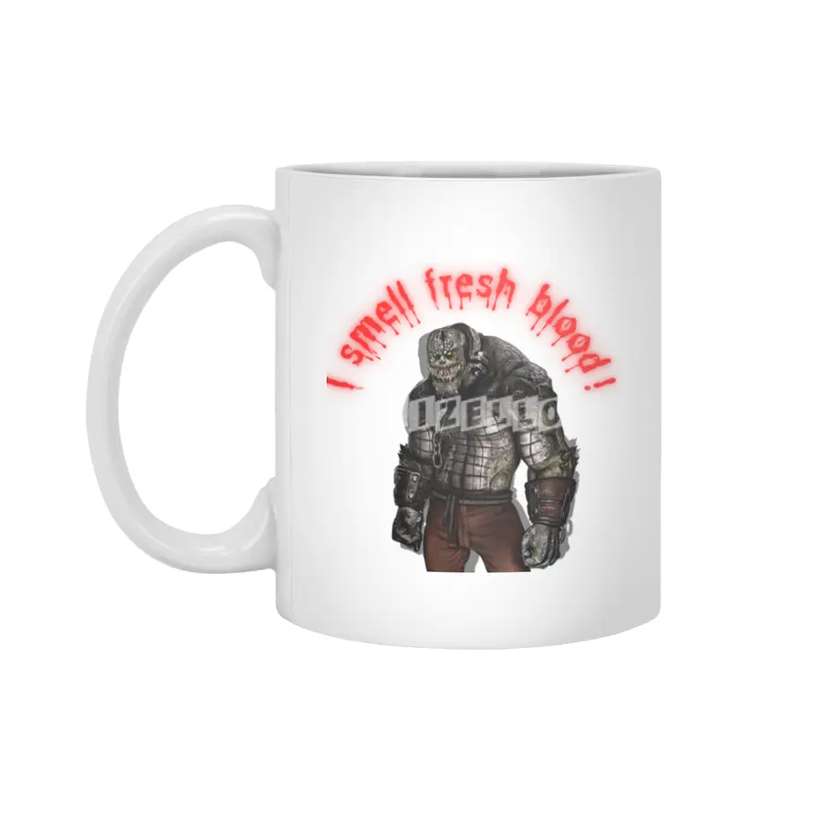 Killer Crocodile Monster Beyaz Kupa