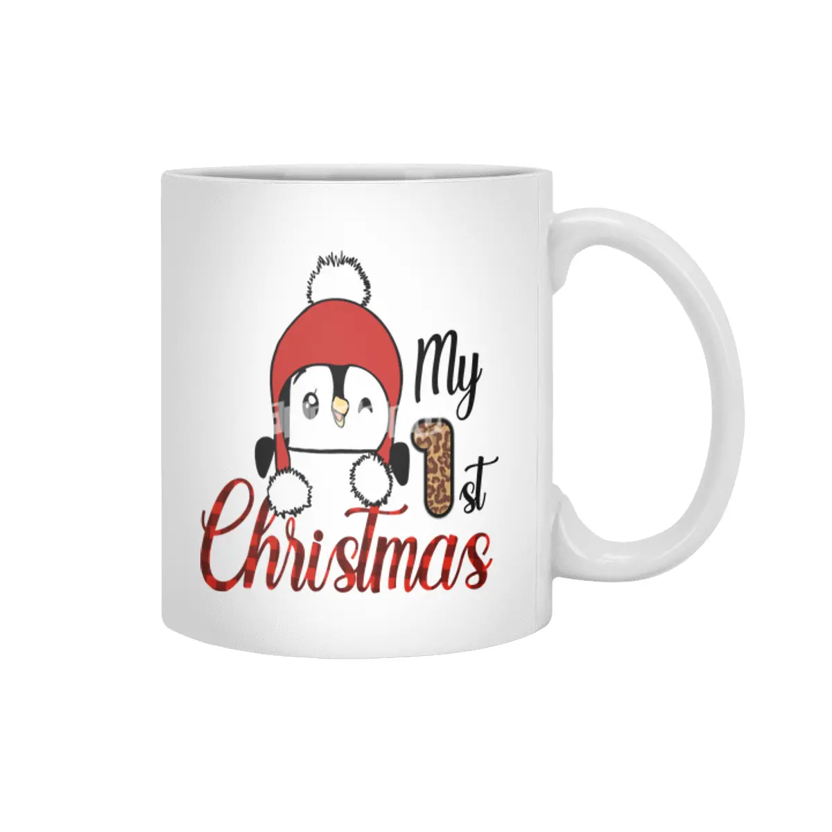 Baby Penguin My First Christmas Beyaz Kupa