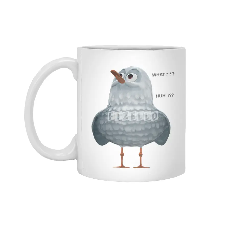Confused Penguin What ??? HUH ??? Beyaz Kupa