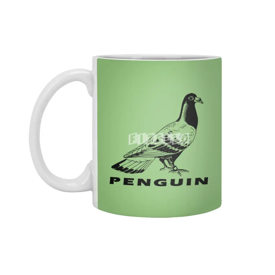 Deliberately Wrong Black Penguin Pigeon Beyaz Kupa