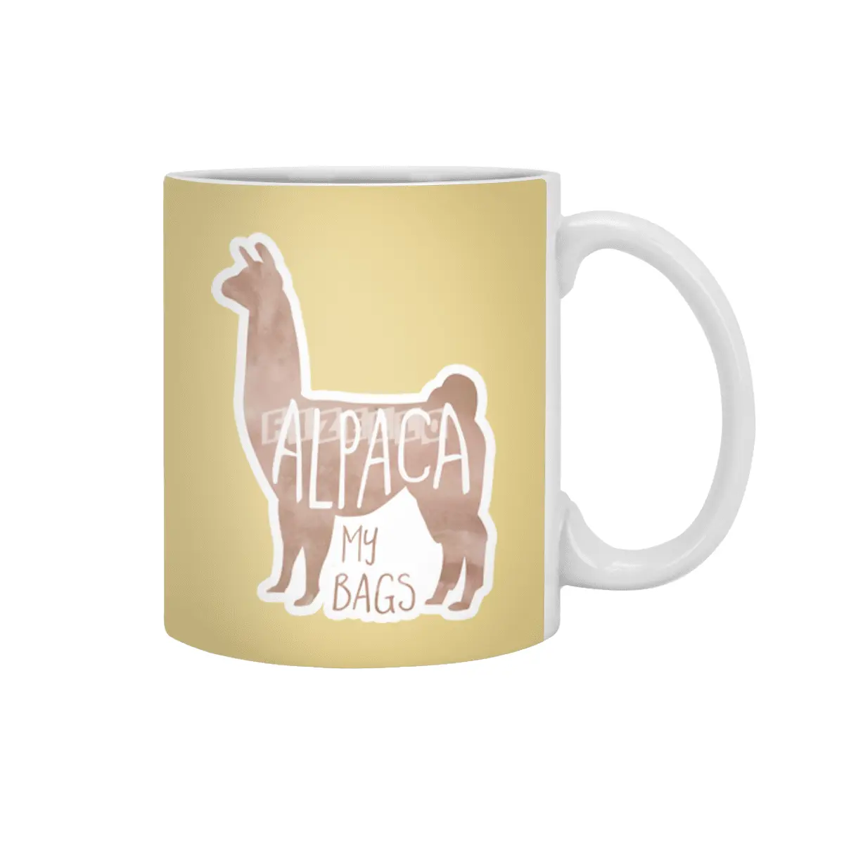 Alpaca my bags! Funny vacation merch Beyaz Kupa